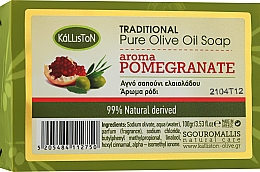 Düfte, Parfümerie und Kosmetik Traditionelle Olivenöl-Seife mit Granatapfelduft - Kalliston Traditional Olive Oil Soap