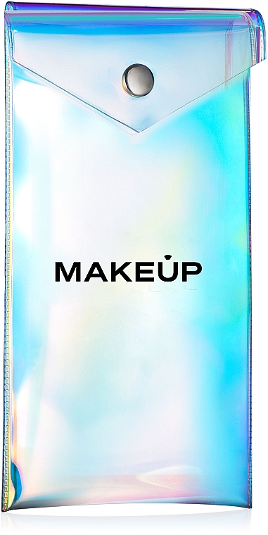 Kosmetiktasche für Stifte Holographic transparent 18x9 cm - MAKEUP — Bild N1