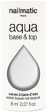 Düfte, Parfümerie und Kosmetik Nagellack-Base - Nailmatic Aqua Base & Top