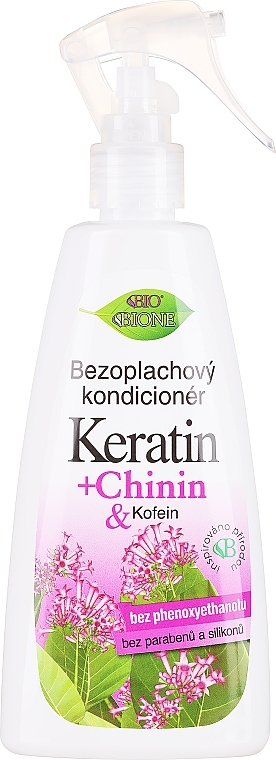 Haarspülung ohne Ausspülen mit Keratin und Chinin - Bione Cosmetics Keratin + Quinine Leave-in Conditioner — Bild N1