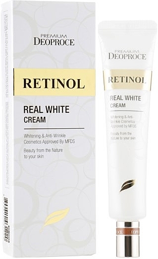 Creme für Augen und Nasolabialfalten - Deoproce Retinol Real White Cream — Bild N1