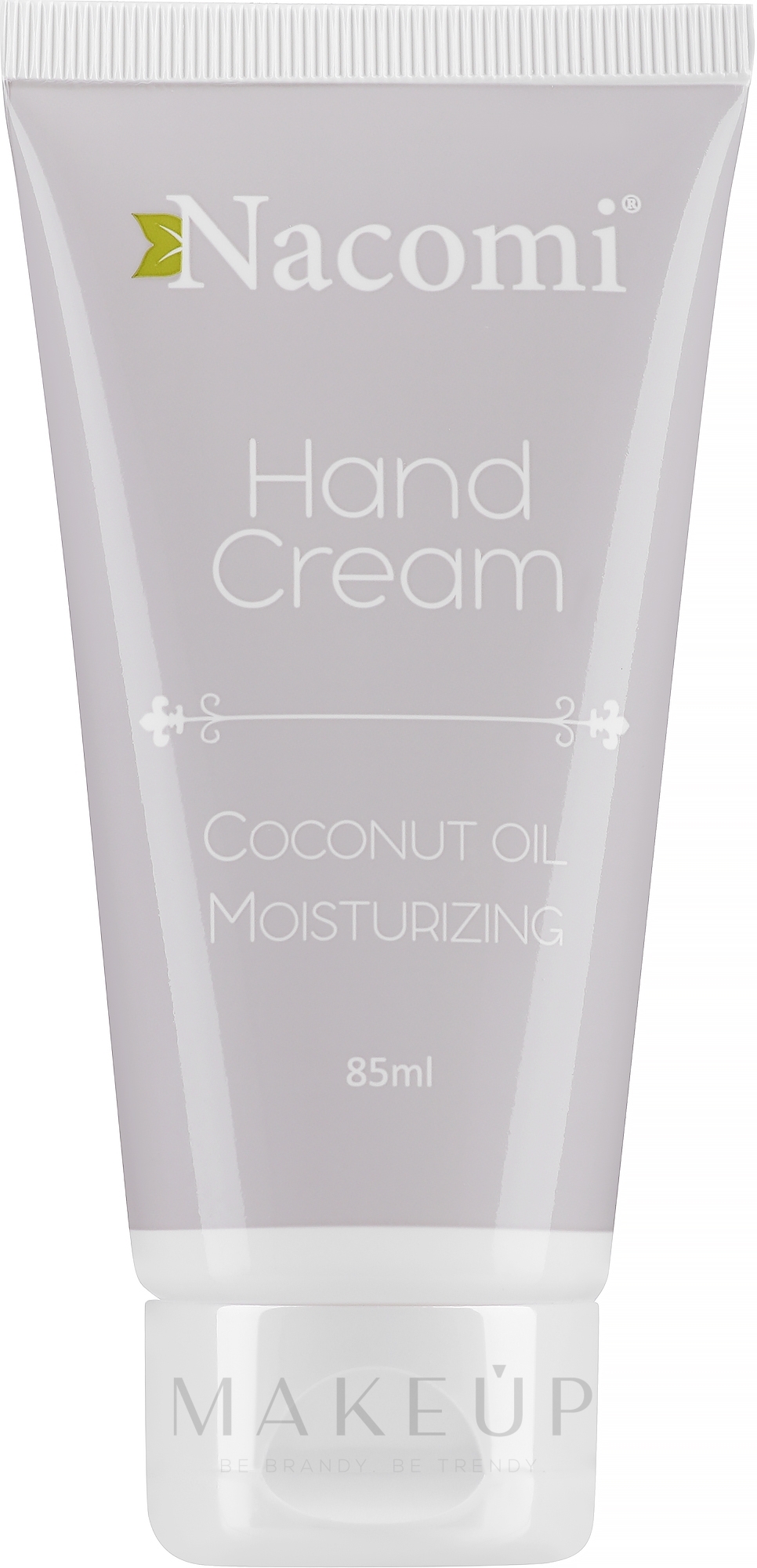 Feuchtigkeitsspendende Handcreme mit Kokosnuss-, Traubenkern- und Avocadoöl - Nacomi Moisturizing Hand Cream — Bild 85 ml