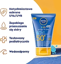 Sonnenschutzbalsam für Kinder SPF50+ - Nivea Sun Kids Protect & Care 5in1 Skin Protection SPF50+ — Bild N3