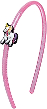 Kunststoff-Haarband Einhorn 8523 pink - Titania Kids — Bild N2