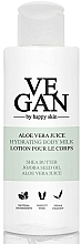 Feuchtigkeitsspendende Körpermilch mit Aloe-Saft - Vegan By Happy Aloe Vera Juice Hydrating Body Milk — Bild N1