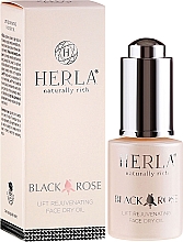 Düfte, Parfümerie und Kosmetik Trockenes Gesichtsöl mit Liftingeffekt - Herla Black Rose Face Dry Oil