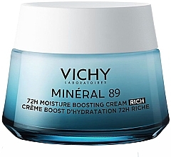 Reichhaltige feuchtigkeitsspendende Gesichtscreme - Vichy Mineral 89 Rich 72H Moisture Boosting Cream — Bild N2