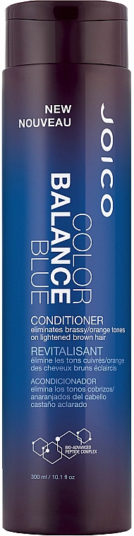 Haarspülung mit Blaupigmenten zur Neutralisierung von unerwünschtem Messing- und Orangestich - Joico Color Balance Blue Conditioner — Bild N2
