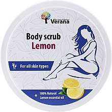 Körperpeeling Zitrone - Verana Body Scrub Lemon — Bild N1