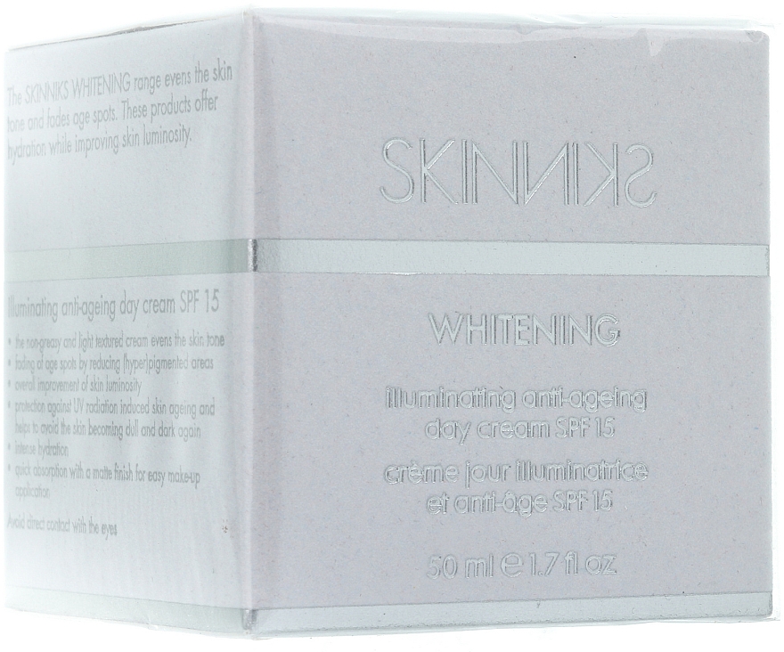 Aufhellende Anti-Aging Tagescreme - Mades Cosmetics Skinniks Whitening Illuminating Anti-ageing Day Cream — Bild N2