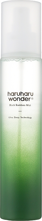 Feuchtigkeitsspendender und pflegender Gesichtsnebel mit schwarzem Bambusextrakt - Haruharu Wonder Black Bamboo Mist