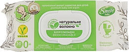 Düfte, Parfümerie und Kosmetik Feuchttücher mit Olivenextrakt - Smile Ukraine Baby