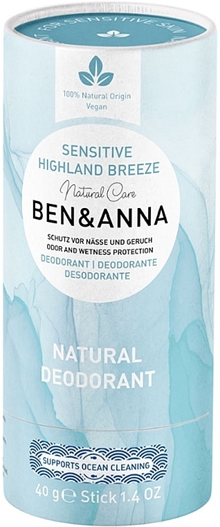 Deospray Highland Breeze - Ben&Anna Natural Deodorant Sensitive Highland Breeze — Bild N1