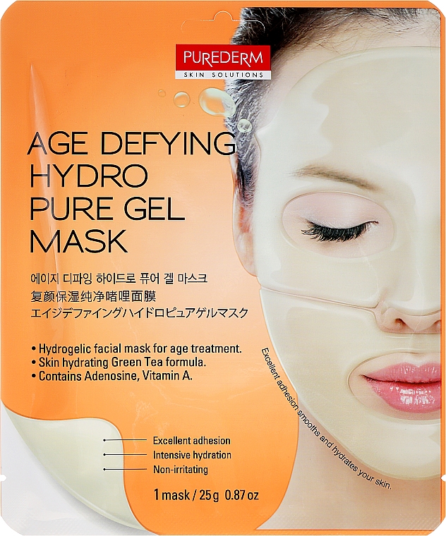 Anti-Aging Gesichtsmaske - Purederm Age Defying Hydro Pure Gel Mask — Bild N1