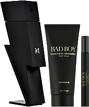 Düfte, Parfümerie und Kosmetik Carolina Herrera Bad Boy Le Parfum - Duftset (Eau de Parfum 100ml + Eau de Parfum Mini 10ml + Duschgel 100ml) 