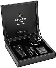 Haarpflegeset - Balmain Signature Men's Giftset (Bartöl 30ml + Haarshampoo 200ml + Kopfhautpeeling 100g + Bartkamm 1 St.) — Bild N2