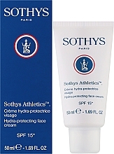 Feuchtigkeitsspendende schützende Gesichtscreme - Sothys Athletics Hydra-Protecting Face Cream SPF 15 — Bild N2