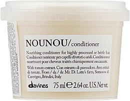 Düfte, Parfümerie und Kosmetik Pflegender Conditioner für sprödes und strapaziertes Haar mit Tomatenextrakt - Davines Nourishing Nounou Conditioner 