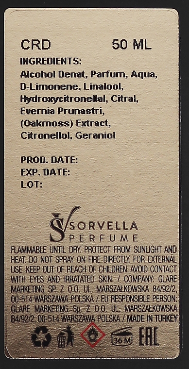 Sorvella Perfume CRD Limited Edition - Eau de Parfum — Bild N3