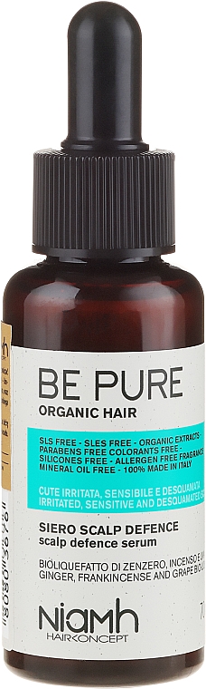 Schützendes Haarserum mit Ingwer- und Traubenextrakt - Niamh Hairconcept Be Pure Scalp Defence Serum — Bild N1