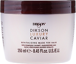 Düfte, Parfümerie und Kosmetik Regenerierende Haarmaske mit Kaviar und Algen-Extrakt - Dikson Luxury Caviar Revitalizing Mask For Hair