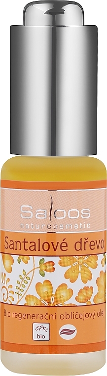 Regenerierendes Gesichtsöl mit Sandelholz - Saloos Regenerating Face Oil — Bild N1