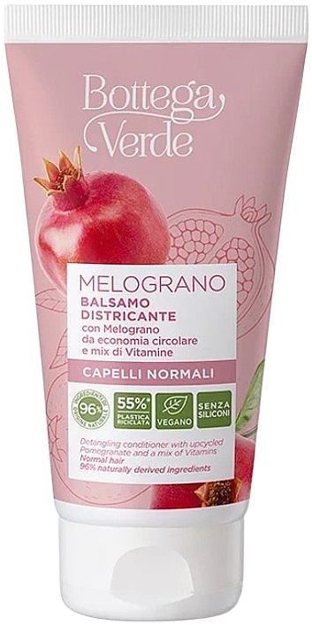 Spülung mit Granatapfel zum Entwirren der Haare  - Bottega Verde Detangling Conditioner with Pomegranate — Bild N1