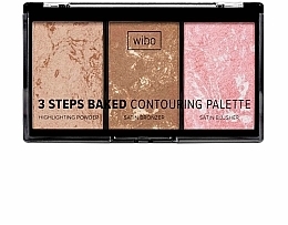 Düfte, Parfümerie und Kosmetik Eyeshadow Palette - 3 Steps Baked Contouring 