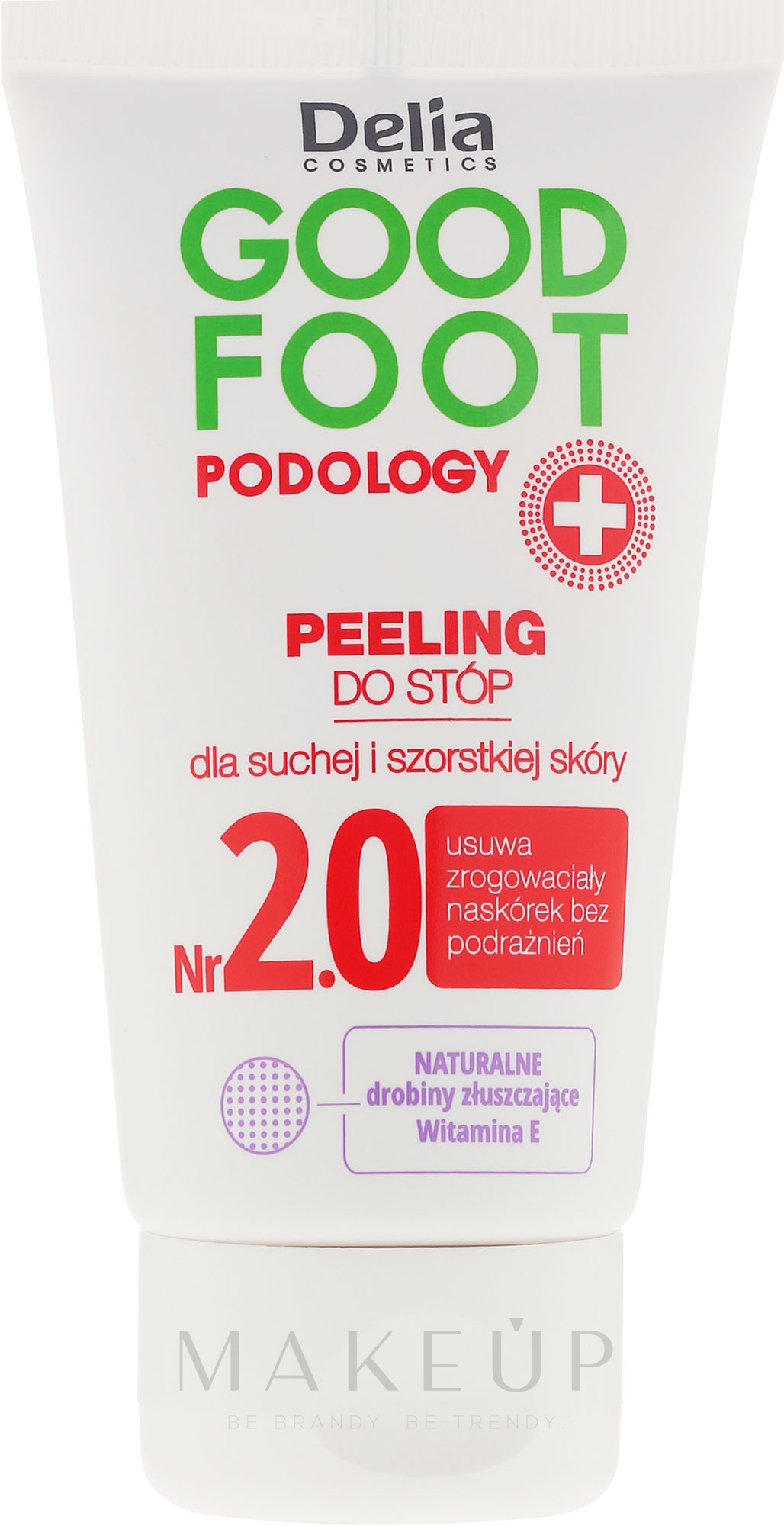 Fußpeeling für trockene und raue Haut - Delia Cosmetics Good Foot Podology Nr 2.0 — Bild 60 ml