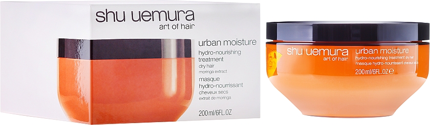 Pflegende und feuchtigkeitsspendende Haarmaske mit Moringaextrakt - Shu Uemura Art of Hair Urban Moisture Hydro-Nourishing Deep Treatment Masque — Bild N2