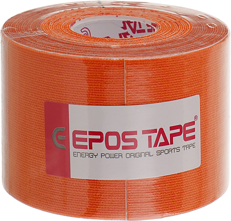 Selbsthaftendes Kinesiologie-Tape orange - Epos Tape Original — Bild N1