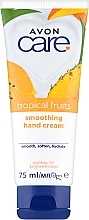 Düfte, Parfümerie und Kosmetik Handcreme mit Fruchtextrakten - Avon Care Tropical Fruits Smoothing Hand Cream 
