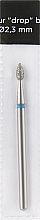 Düfte, Parfümerie und Kosmetik Nagelfräser in Geschossform 2,3 mm blau - Head The Beauty Tools