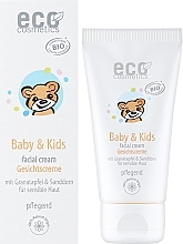 Kindergesichtscreme für sensible Haut mit Granatapfel und Sanddorn - Eco Cosmetics Baby&Kids Face Cream — Bild N2