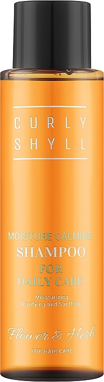 Feuchtigkeitsspendendes und beruhigendes Haarshampoo - Curly Shyll Moisture Calming Shampoo (Mini)  — Bild N1