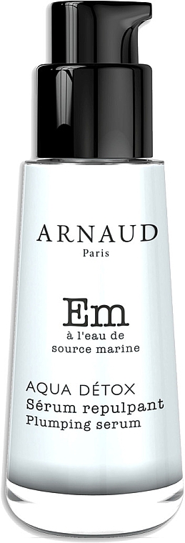 Auffüllendes Gesichtsserum mit Wasser aus Meeresquellen - Arnaud Aqua Detox Plumping Serum — Bild N1