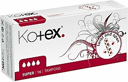 Düfte, Parfümerie und Kosmetik Tampons Super 16 St. - Kotex Super Tampons