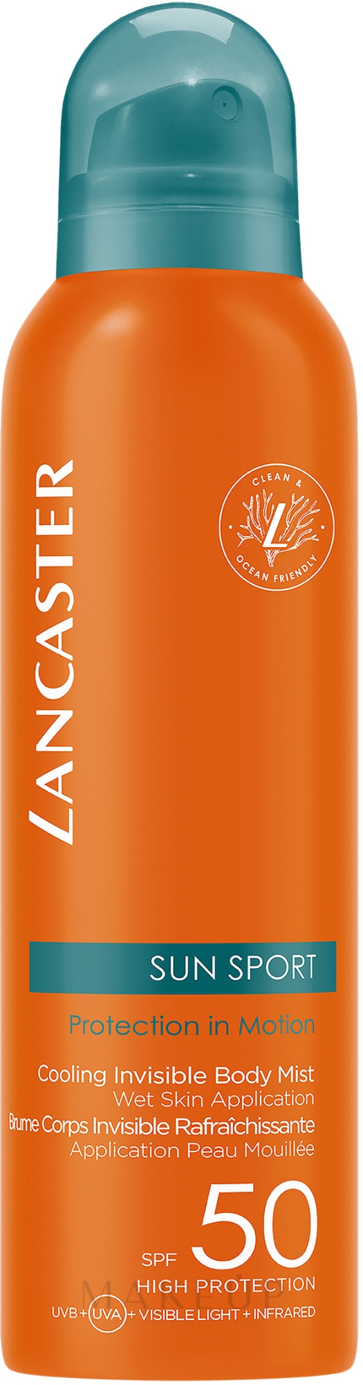 Sonnenschutz-Körperspray - Lancaster Sun Sport Protection In Motion SPF50 — Bild 200 ml