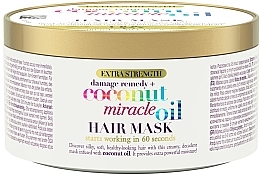 Düfte, Parfümerie und Kosmetik Maske für strapaziertes Haar mit Kokosöl - OGX Coconut Miracle Oil Hair Mask