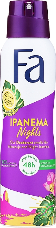 Deospray "Ipanema Nights" - Fa Ipanema Nights Deo Spray — Bild N1