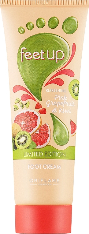 Fußcreme Rosa Grapefruit und Kiwi - Oriflame Feet Up Refreshing Pink Grapefruit & Kiwi Foot Cream  — Bild N1