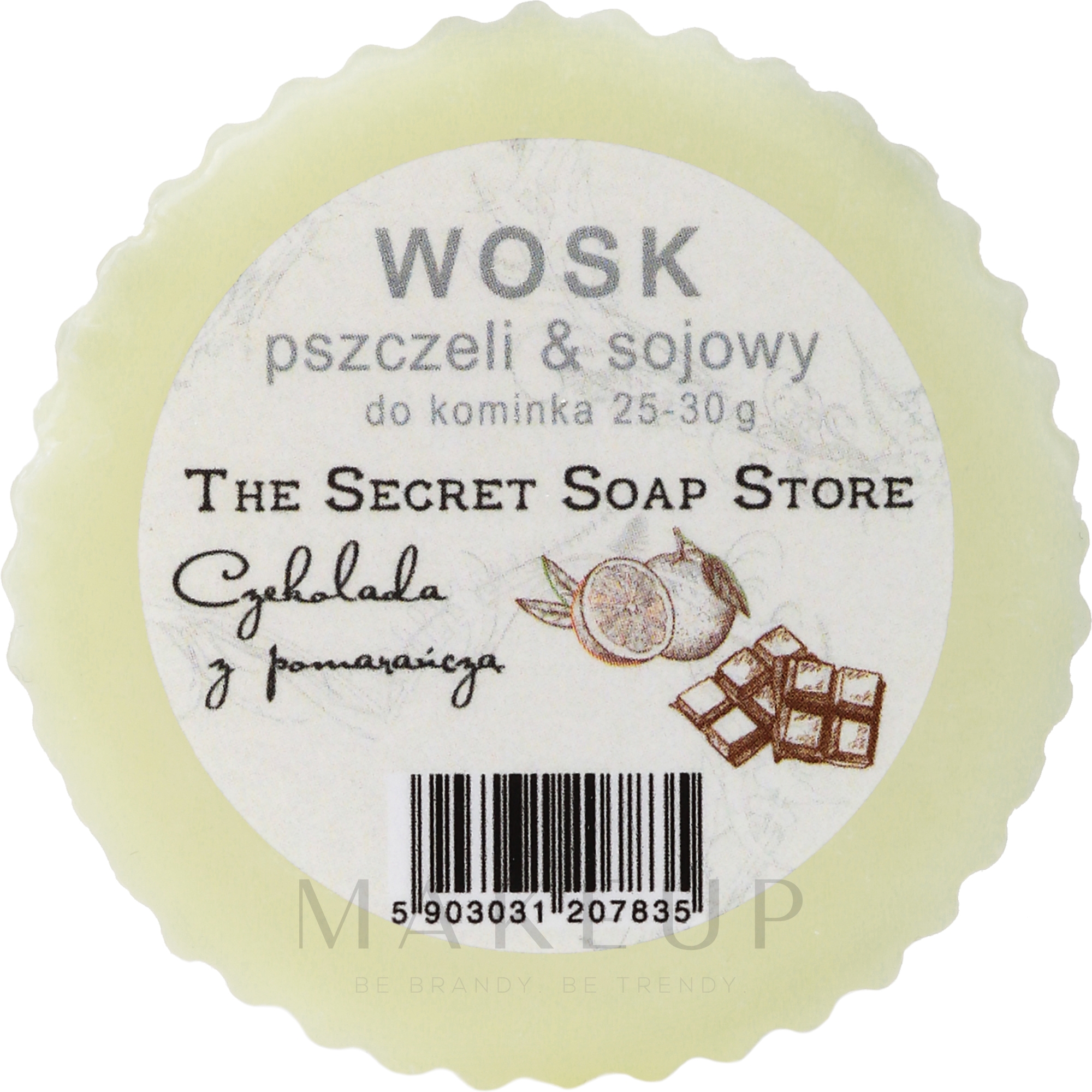 Duftwachs Schokolade mit Orange - Soap&Friends Wox Chocolate With Orange — Bild 25 g