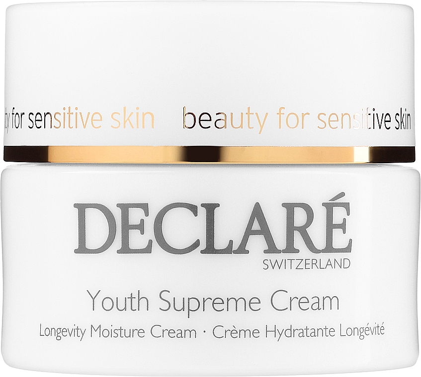 Feuchtigkeitsspendende Anti-Aging Gesichtscreme mit Magnolien-Extrakt und Phyto-Stammzellen - Declare Pro Youthing Youth Supreme Cream