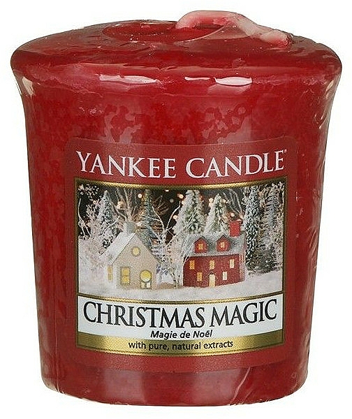 Votivkerze Christmas Magic - Yankee Candle Christmas Magic Sampler Votive — Bild N1
