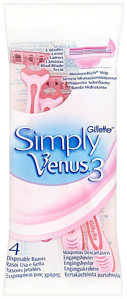 Set Einwegrasierer 4 St. - Gillette Venus Simply 3