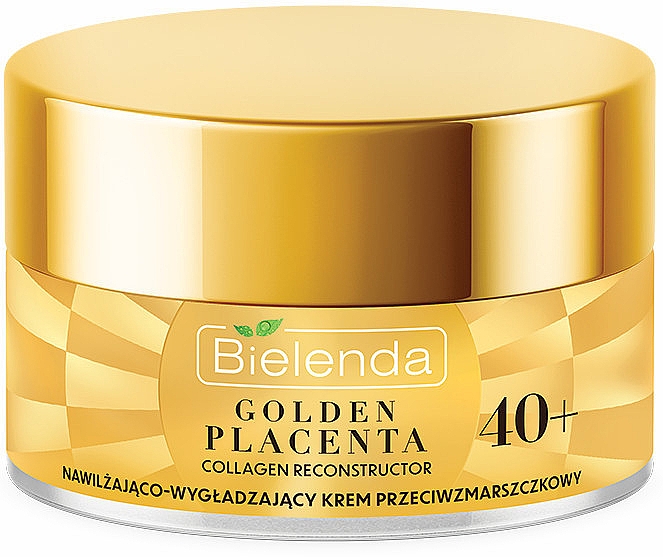 Anti-Aging-Gesichtscreme mit Kollagen und Präbiotika 40+ - Bielenda Golden Placenta Collagen Reconstructor — Bild N3