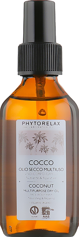 Körper- und Haaröl - Phytorelax Laboratories Coconut Multipurpose Dry Oil — Bild N2