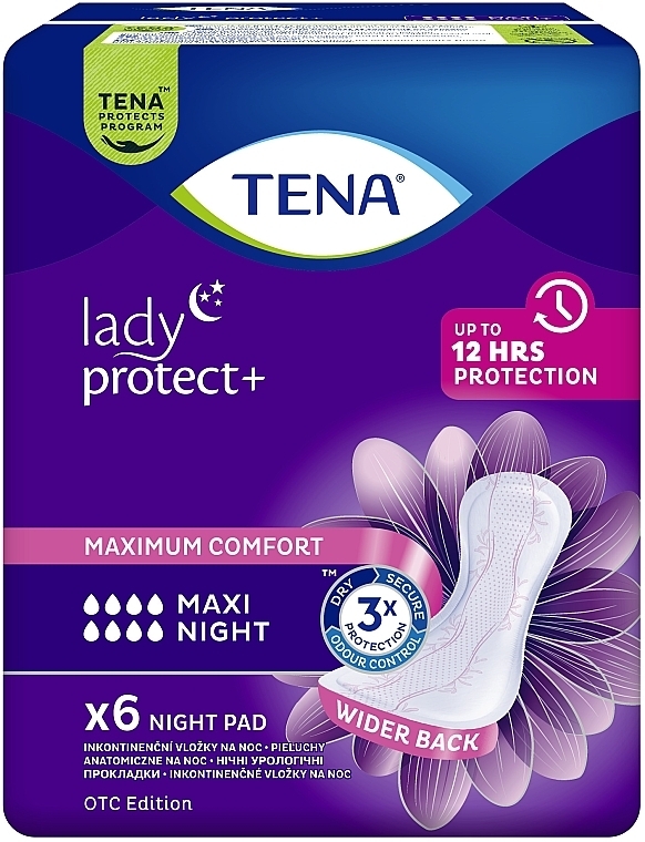 Urologische Binden TENA Lady Maxi Night, 6 St. - TENA — Bild N2