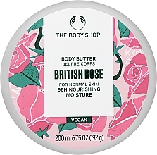 Feuchtigkeitsspendende Körperbutter mit Rosenextrakt, Sheabutter und Sesamöl - The Body Shop British Rose Body Butter 96h Nourishing Moisture — Bild N2