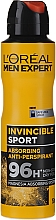 Düfte, Parfümerie und Kosmetik Deospray Antitranspirant - L'Oreal Men Expert Invincible Sport Deodorant 96H